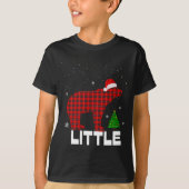 Red Plaid Little BearMatching pyjama familie T-shirt (Voorkant)