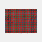Red Plaid Naughton MacNaughton Tartan Fleece Deken (Voorkant (Horizontaal))