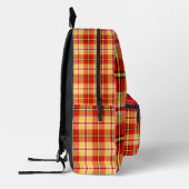 Red Plaid Pattern Rugzak (Links)