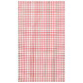 Red Plaid Print Tafelkleed (Voorkant)