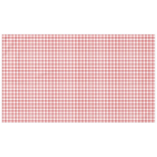 Red Plaid Print Tafelkleed (Voorkant (Horizontaal))