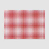 Red Plaid, Red Gingham Tissuepapier (Voorkant)