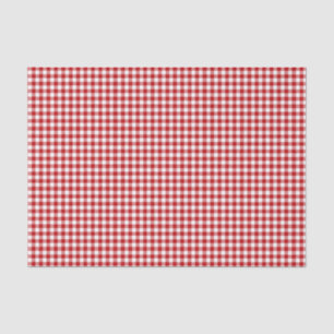 Red Plaid, Red Gingham Tissuepapier