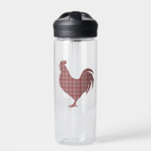 Red Plaid Rooster