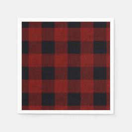Red Plaid Servet