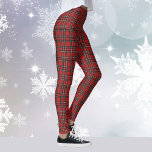 Red Plaid Tartan Yoga Kerstvakantie Hardlopen Leggings<br><div class="desc">Plaid Tartan look Yoga Christmas Holiday Running Leggings Een van de vele motieven in mijn winkel :) Rood</div>