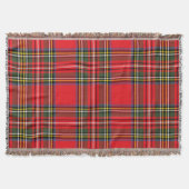 Red Plaid Throw Blanket - Gifts  Deken (Voorkant)
