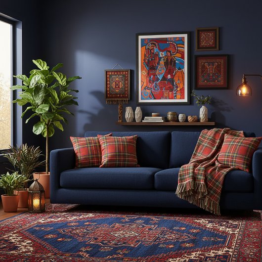 Red Plaid Throw Blanket - Gifts  Deken