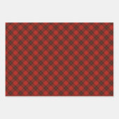 Red Plaid Trio Inpakpapier Vel (Voorkant 2)