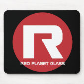 Red Planet Glass Mousepad Muismat (Voorkant)