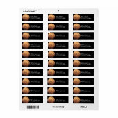 Red Planet Mars Etiket (Full Sheet)