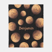 Red Planet Mars Fleece Deken (Voorkant)