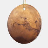 Red Planet Mars Keramisch Ornament (Links)