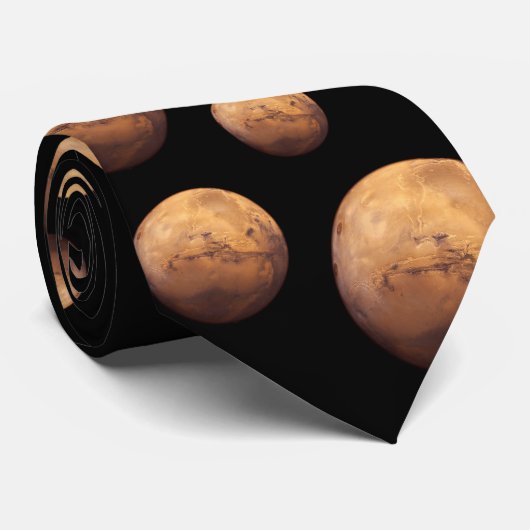Red Planet Mars Stropdas (Opgerold)