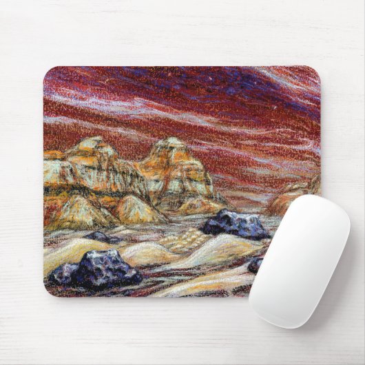 Red Planet Mousepad Muismat (Met muis)
