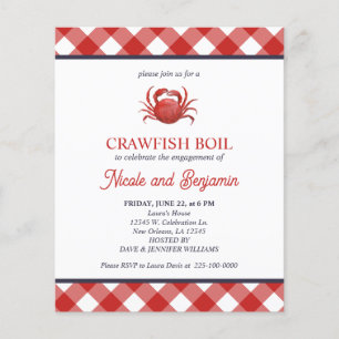 RED Play Crawfish Boil Seafood Engagement Party