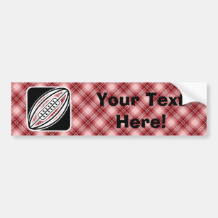 Red Play Rugby Bumpersticker