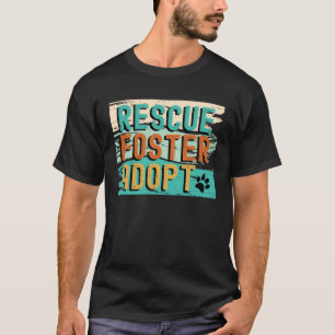Red Pleeg Adoptie Hond Kat Dier T-shirt