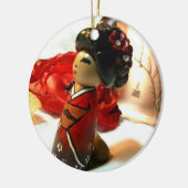 Red Plum I Keramisch Ornament (Links)