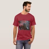 Red Plum & Pink Bloom Vibe T-shirt (Voorkant volledig)