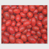 Red Plum Tomaten Italiaanse coosauce Cadeaupapier (Vlak)