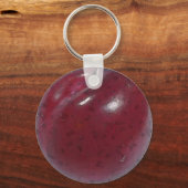 Red Plum Waterverf Sleutelhanger (Voorkant)