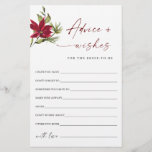 Red Poinsettia Christmas Bridal Advies & Wijzen<br><div class="desc">Elegant Dusty Blue Winter Foliage Advice Card. Pas de bruid aan om de naam en de datum van de douche te zijn. Voor verdere aanpassing,  te klikken gelieve de "pas verder"verbinding aan. Als je hulp nodig hebt,  neem dan contact met me op.</div>