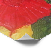 Red Poinsettia Fine Art Poster (Hoek)