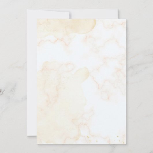 Red Poinsettia Floral-kerstfeest Kaart (Achterkant)