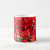 Red Poinsettia Floral Kerstmis Koffiemok (Center)