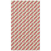 Red Poinsettia Holiday Tafelkleed (Voorkant)