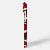 Red Poinsettia kerst Case-Mate iPhone Case (Achterkant / Links)