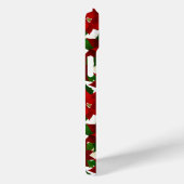 Red Poinsettia kerst Case-Mate iPhone Case (Achterkant / Rechts)