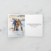 Red Poinsettia Photo (binnenin) Kaart (Binnen)