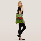 Red Poinsettia Tote Bag (Op model)