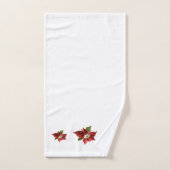 Red Poinsettias Bad Handdoek (Handdoek)