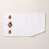 Red Poinsettias Bad Handdoek (Handdoek)