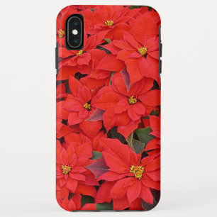 Red Poinsettias I Kerstfeestdag Floral Foto Case-Mate iPhone Case