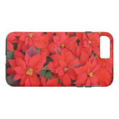 Red Poinsettias I Kerstfeestdag Floral Foto Case-Mate iPhone Case (Achterkant (Horizontaal))
