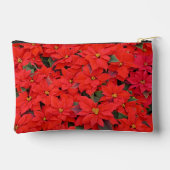 Red Poinsettias I Kerstfeestdag Floral Foto Etui (Achterkant)