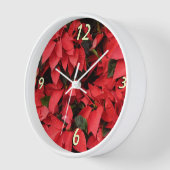 Red Poinsettias II Kerstfeestdag Floral (Hoek)