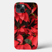 Red Poinsettias II Kerstfeestdag Floral Case-Mate iPhone Case (Achterkant)