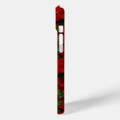 Red Poinsettias Kerstmis Case-Mate iPhone Case (Achterkant / Links)