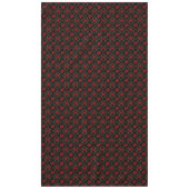 Red Poinsettias op zwart Tafelkleed (Voorkant)