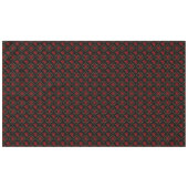 Red Poinsettias op zwart Tafelkleed (Voorkant (Horizontaal))