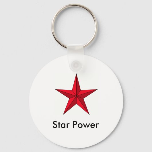 Red-pointy-star[1], Star Power Sleutelhanger (Voorkant)