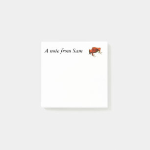 Red Poison Dart Frog Post-it® Notes