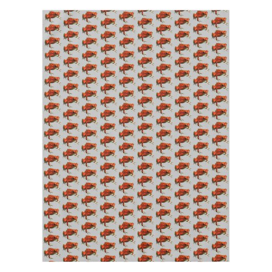 Red Poison Dart Frog Tablecloth Tafelkleed (Voorkant)