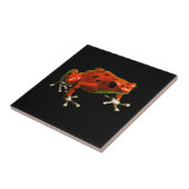 Red Poison Dart Frog Tegeltje (Zijkant)