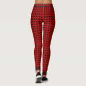 Red Poke A Dot w/Band Leggings (Achterkant)